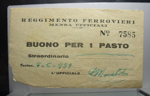 Buono pasto reggimento - buono,