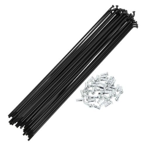 Set raggi bici 12g 247mm - 247mm, per