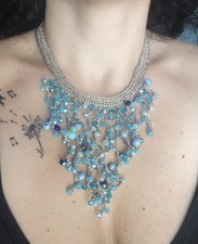 Collier collana cascata - collier, fatta