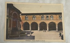 CARTOLINA FABRIANO - PIAZZA AMEDEO DI SAVOIA FG ANIMATA VIAGGIATA 