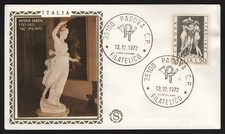 FDC Italia 1972 - Antonio CANOVA - Scultura Le Tre Grazie / Ebe