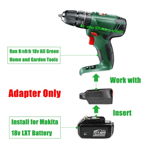 Adattatore per makita 18v - 1,
