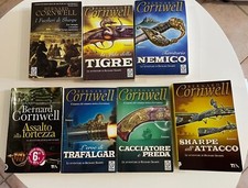 Lotto 7 libri romanzi storici le avventure Richard Sharpe di Bernard Cornwell 
