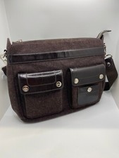Borsa LACOSTE lana cotta marrone Donna