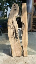 Coppia di tavole di legno di