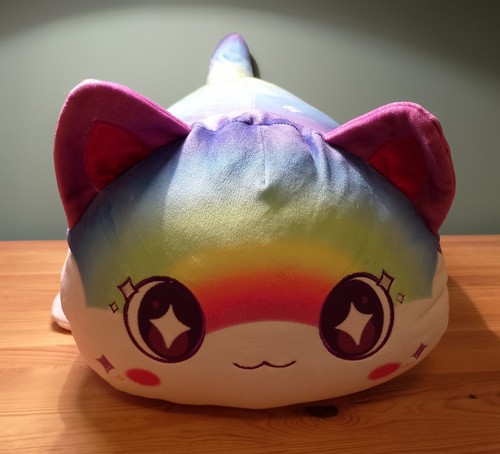 Cuscino peluche gatto meemeows