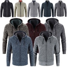 Giacca pile uomo manica lunga giacca mezza stagione cardigan caldo felpa maglione