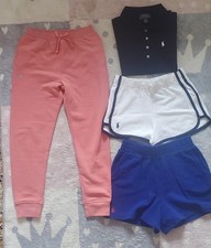 Polo Ralph Lauren Set Pantaloni Tuta + 2 Shorts + Polo Bambina 6 anni years Girl