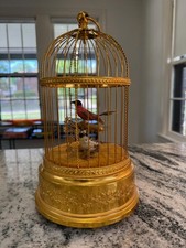 Gabbia dorata oro vintage