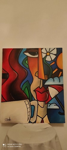 Quadro dipinto mano acrilico - quadro,