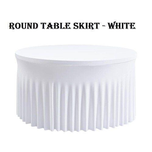 Copritavolo bianco rotondo - bianco,