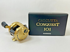 Mulinello Shimano 21 CALCUTTA CONQUEST 101 sinistro 5.6 Casting nuovo con scatola