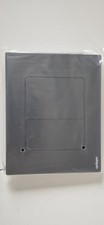 Placca WC doppio scarico nera