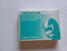 Honda CBR 1100 XX 1998 manuale uso manutenzione italiano originale