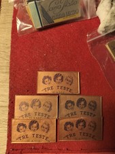 Antiche LAMETTA DA BARBA TRE TESTE Rame Vintage