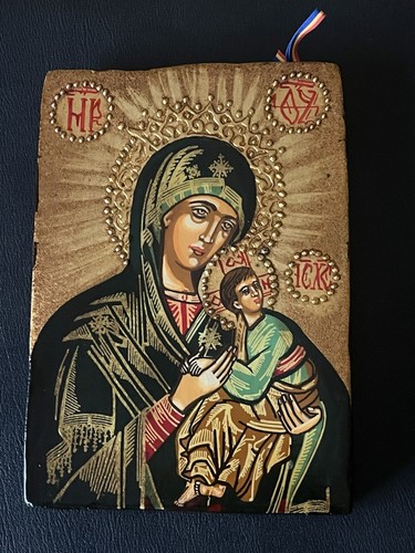Icona ortodossa rumena madonna - icona,