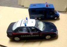 modellini automobile carabinieri e furgone polizia vintage
