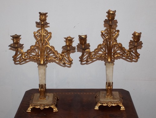 Rara coppia candelabri 3 - rara,