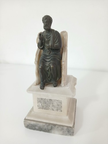 San pietro cattedra statua - san, in
