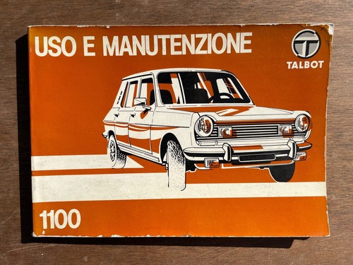 Llibretto uso manutenzione - uso, e