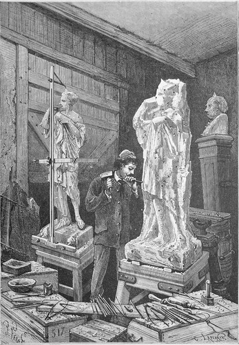 Atelier sculpteur - l'atelier, du