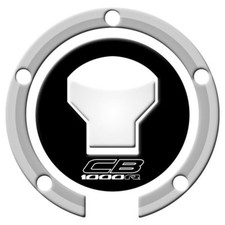 ADESIVO TAPPO BENZINA RESINATO ANTIGRAFFIO NERO FITS PER HONDA CB 1000 R 2018
