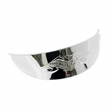 Visiera faro anteriore Moto Custom e Harley diam. 7" 18 cm cromato Live to ride