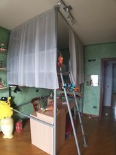 Letto soppalco piazza - letto, e