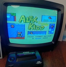 Monitor gaming retrò Scart TV CRT schermo grande Bush 20" TESTATO + GARANZIA 