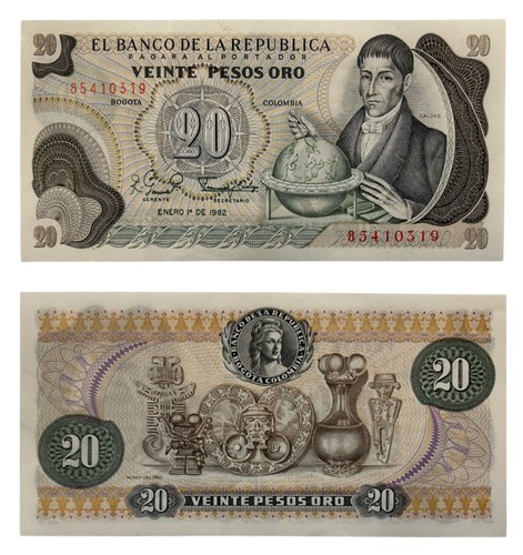 Colombia pesos oro - 20,