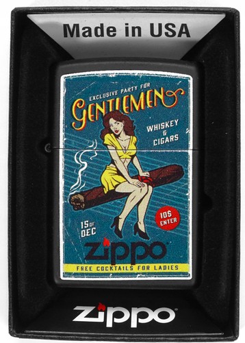 Accendino zippo cigar girl - accendino,