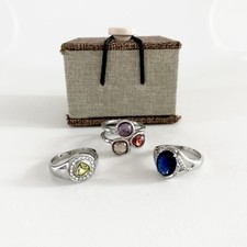 SET X3 JEWELRY RINGS METAL