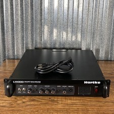 Hartke LH1000 2x500 Watt Tube Preamplificatore Amplificatore Basso Testa Usato
