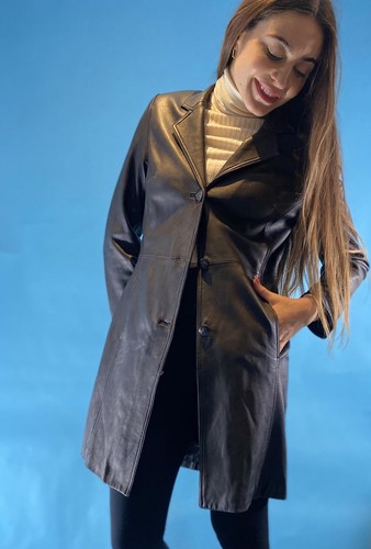 Giacca pelle vintage y2k - di,