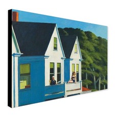 Second Story Sunlight - Wall Art di Edward Hopper - Stampa incorniciata arte da parete su tela