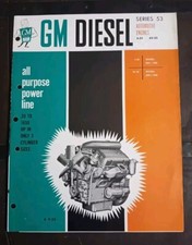 Brochure GM 4 6 CILINDRI a V MOTORI MOTOREN ENGINE TIMBRO UFFICIALE GM SUISSE
