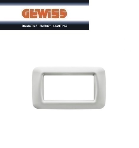 Placca bianco gewiss system - bianco,