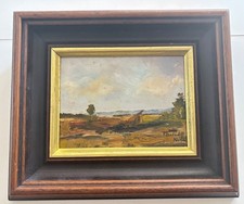 Quadro olio tavola - su,