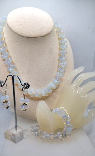 Opalite parure collana - parure,