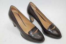 Scarpe donna Borbonese taglia 8.5 Europa 39 pelle marrone S7962