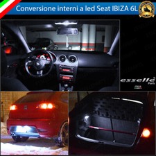 KIT LED INTERNI SEAT IBIZA 6L COMPLETO CANBUS 6000K + LUCI TARGA LED 6000K