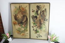 coppia pannelli antichi XIX