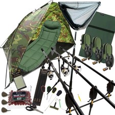 Set pesca carpa 3 canne