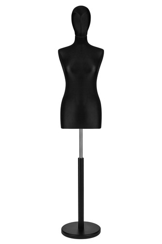 Busto donna nero manichino - busto,