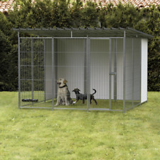 Box Con Copertura Per Cani E Retro Coibentato 3x3 Metri Zincatura A Caldo