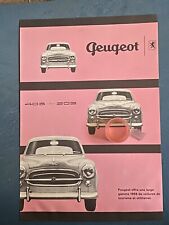 Rara Pubblicita’ PEUGEOT 203 e 403 del 1954