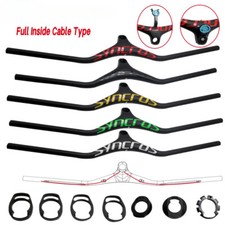 Stelo manubrio integrato bici mtb carbonio -14 gradi 60-100mm