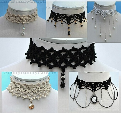 Collana girocollo uncinetto