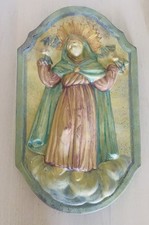 PIASTRA DIPINTO FIRMATO  RICCARDO GATTI FAENZA ARTE CM. 32x20