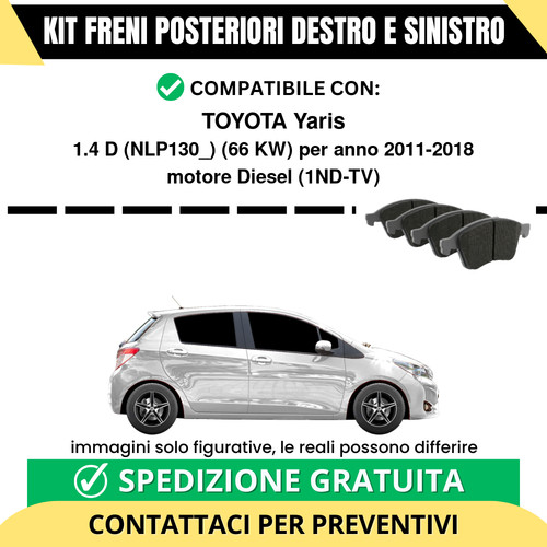 Pastiglie freno posteriori - pastiglie,